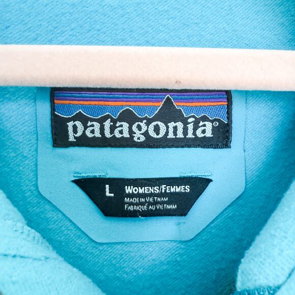 Patagonia Adze Hybrid Full Zip Polartec Jacket Blue Women's Size Large - Picture 2 of 7